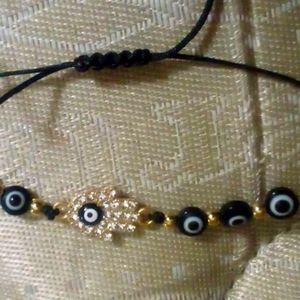 Iced Out Hamasa Hand Bracelet